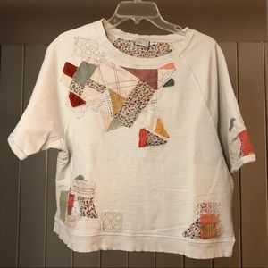 Anthropologie Patchwork Top